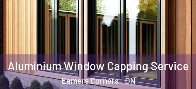 Aluminium Window Capping Service Eamers Corners - ON