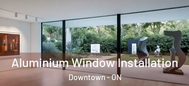 Aluminium Window Installation Downtown - ON