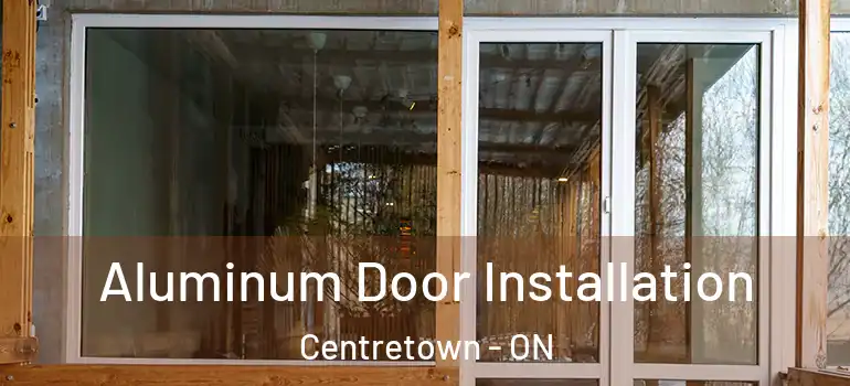 Aluminum Door Installation Centretown - ON