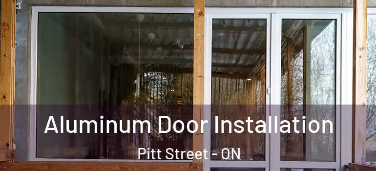 Aluminum Door Installation Pitt Street - ON
