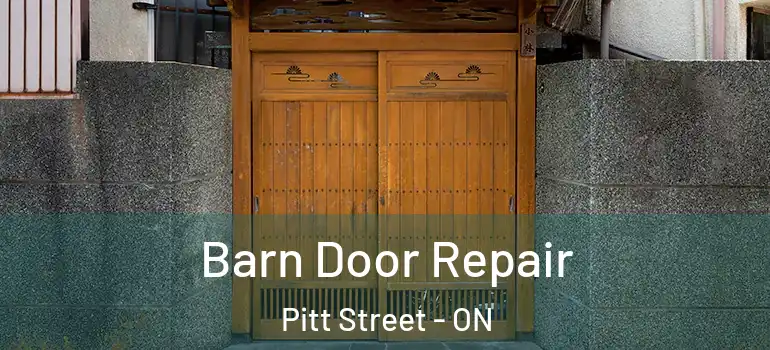 Barn Door Repair Pitt Street - ON