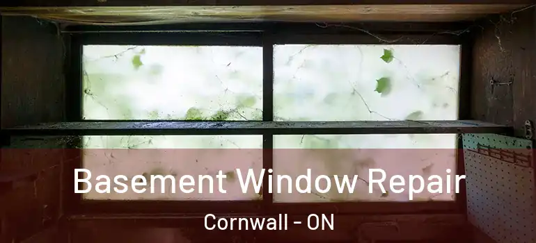 Basement Window Repair Cornwall - ON