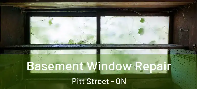 Basement Window Repair Pitt Street - ON
