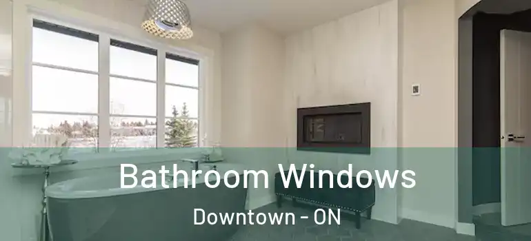 Bathroom Windows Downtown - ON
