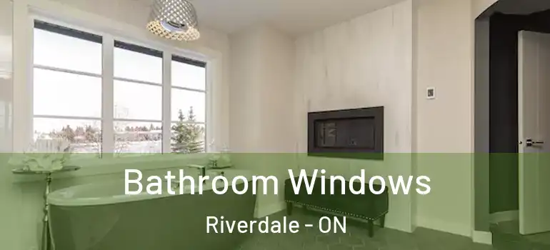 Bathroom Windows Riverdale - ON