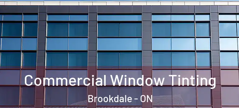 Commercial Window Tinting Brookdale - ON