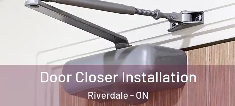 Door Closer Installation Riverdale - ON