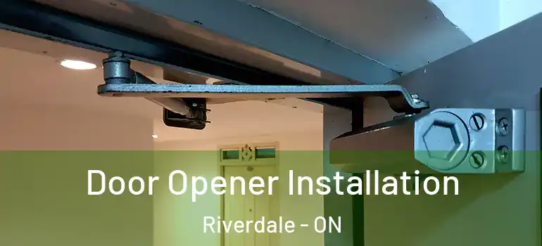 Door Opener Installation Riverdale - ON