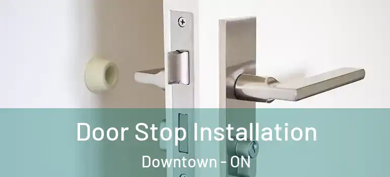 Door Stop Installation Downtown - ON