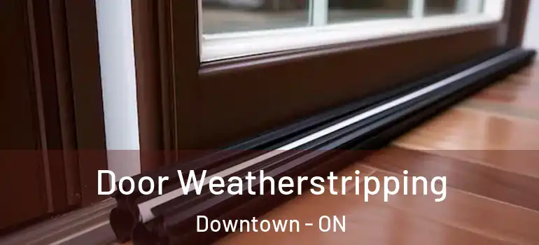 Door Weatherstripping Downtown - ON
