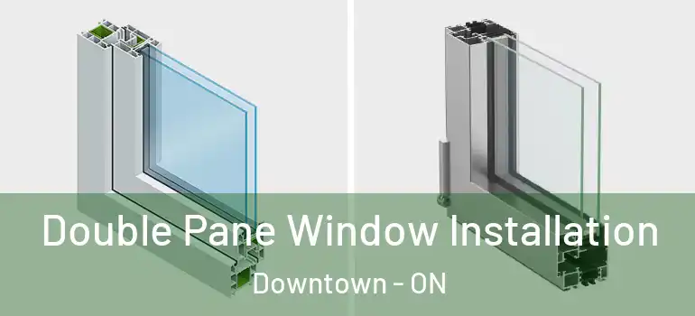 Double Pane Window Installation Downtown - ON