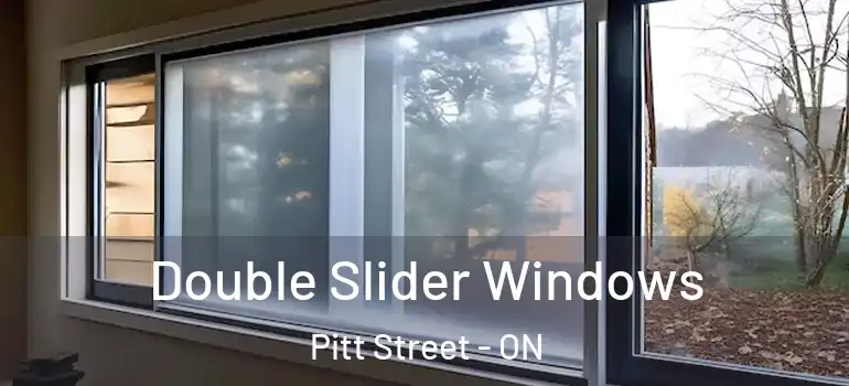 Double Slider Windows Pitt Street - ON