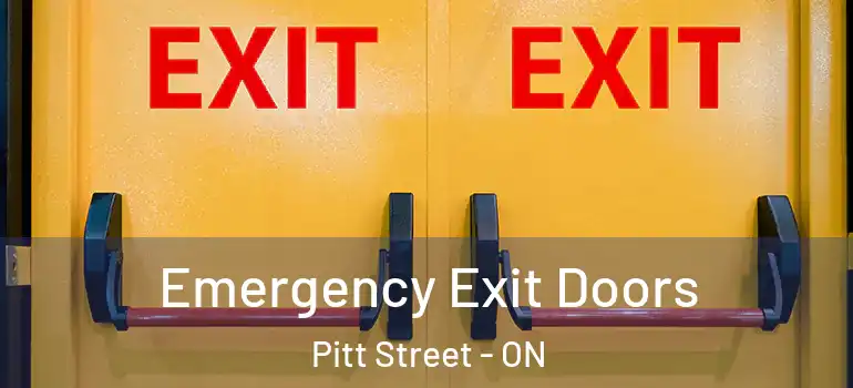 Emergency Exit Doors Pitt Street - ON