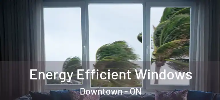 Energy Efficient Windows Downtown - ON