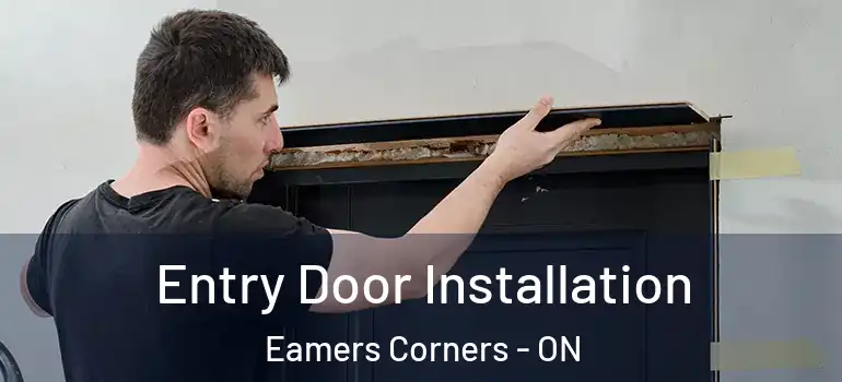 Entry Door Installation Eamers Corners - ON