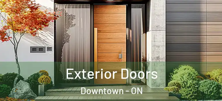 Exterior Doors Downtown - ON