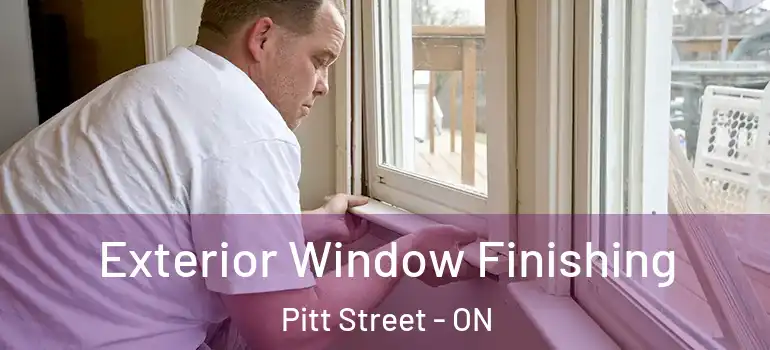 Exterior Window Finishing Pitt Street - ON
