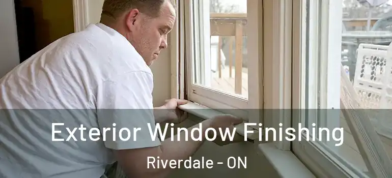 Exterior Window Finishing Riverdale - ON