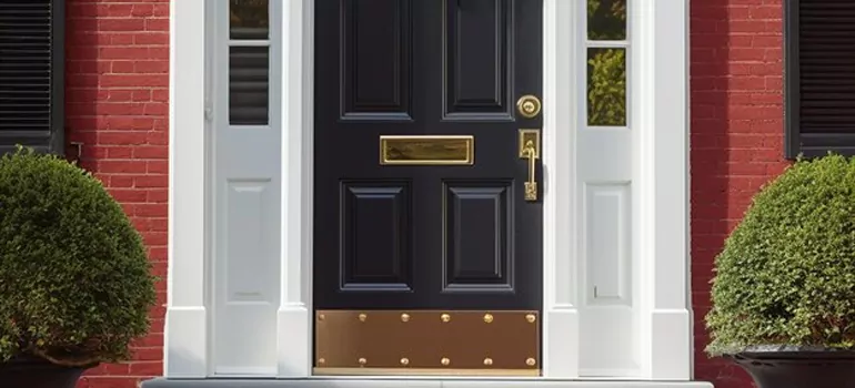 Commercial Door Kick Plate Installation in Eamers Corners, ON