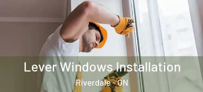 Lever Windows Installation Riverdale - ON
