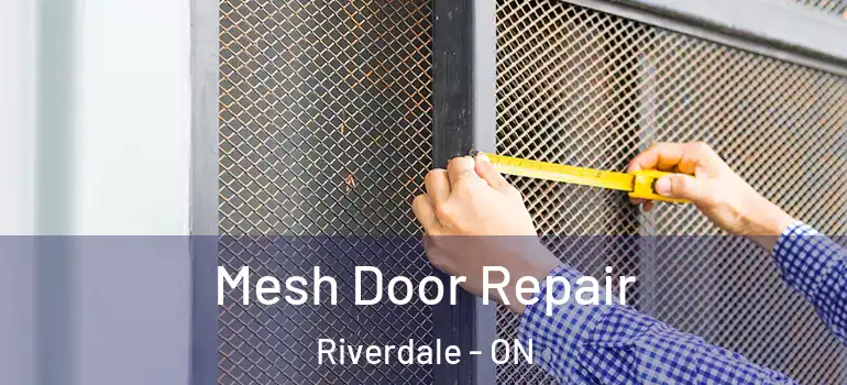 Mesh Door Repair Riverdale - ON