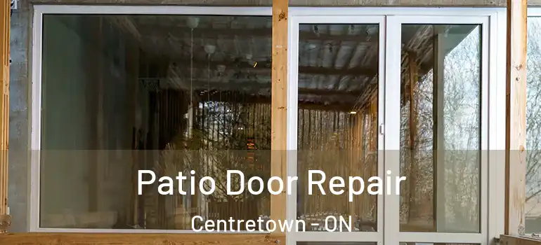 Patio Door Repair Centretown - ON