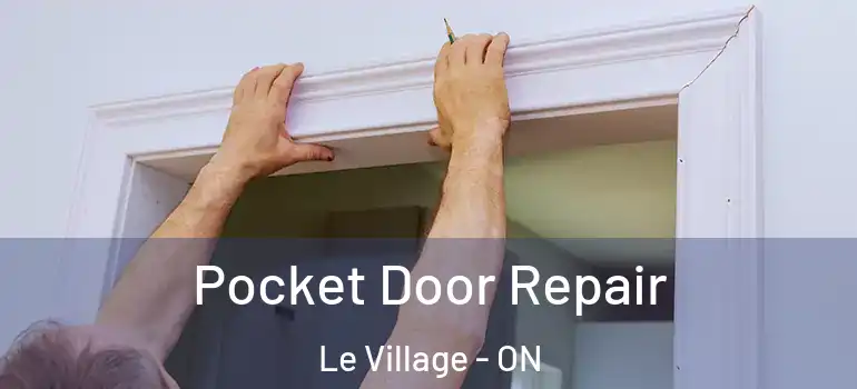 Pocket Door Repair Le Village - ON