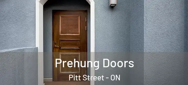 Prehung Doors Pitt Street - ON