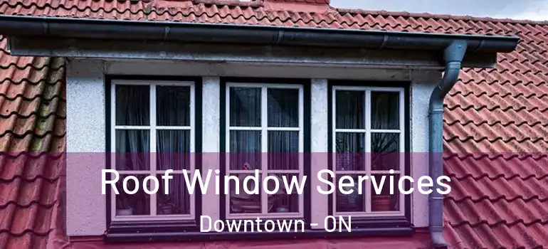 Roof Window Services Downtown - ON
