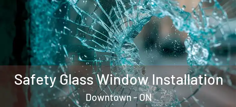 Safety Glass Window Installation Downtown - ON