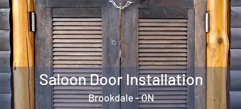 Saloon Door Installation Brookdale - ON