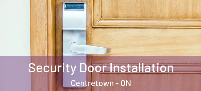 Security Door Installation Centretown - ON