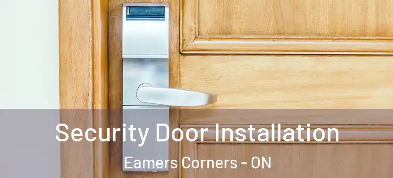 Security Door Installation Eamers Corners - ON