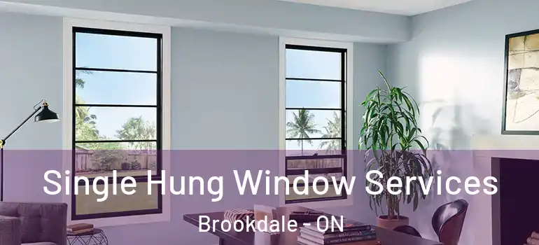 Single Hung Window Services Brookdale - ON