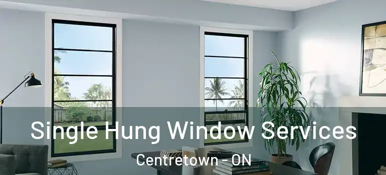 Single Hung Window Services Centretown - ON