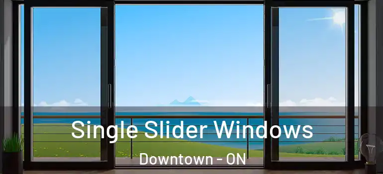 Single Slider Windows Downtown - ON