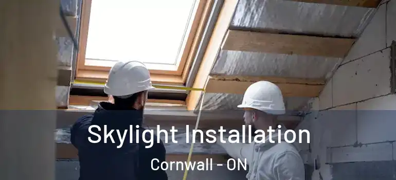 Skylight Installation Cornwall - ON