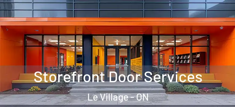 Storefront Door Services Le Village - ON