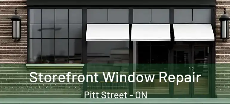 Storefront Window Repair Pitt Street - ON