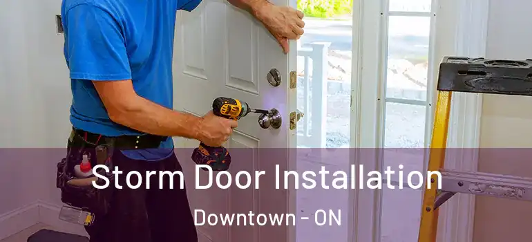 Storm Door Installation Downtown - ON