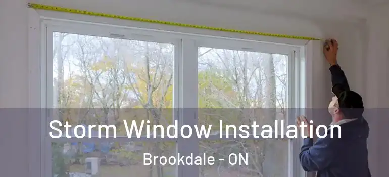 Storm Window Installation Brookdale - ON