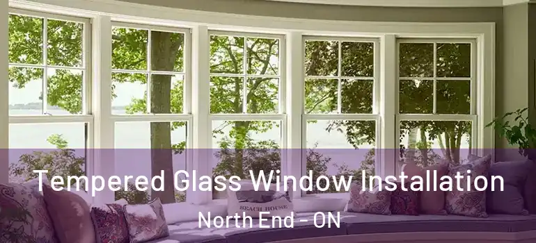 Tempered Glass Window Installation North End - ON