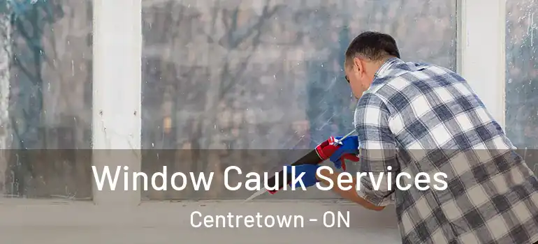 Window Caulk Services Centretown - ON