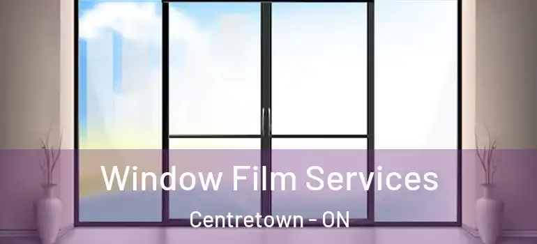 Window Film Services Centretown - ON