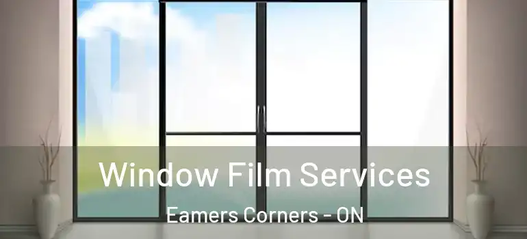 Window Film Services Eamers Corners - ON