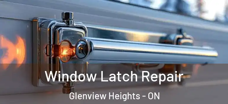 Window Latch Repair Glenview Heights - ON