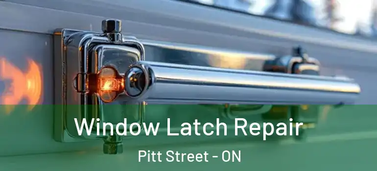 Window Latch Repair Pitt Street - ON