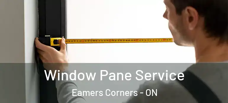 Window Pane Service Eamers Corners - ON