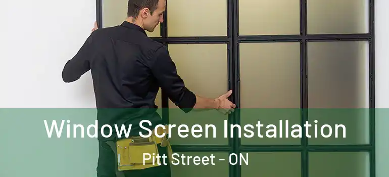 Window Screen Installation Pitt Street - ON