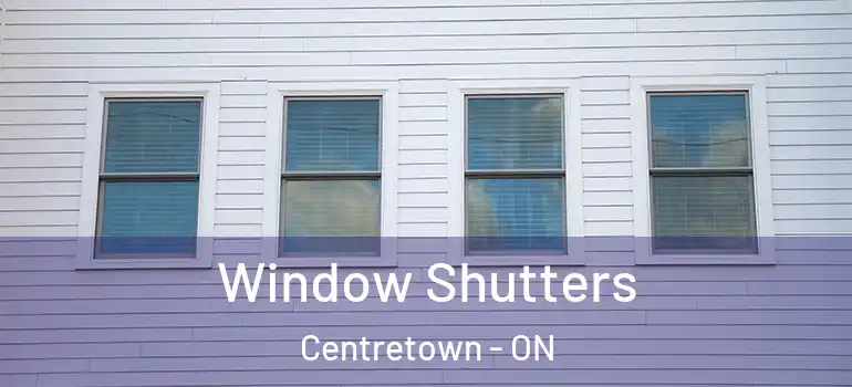 Window Shutters Centretown - ON